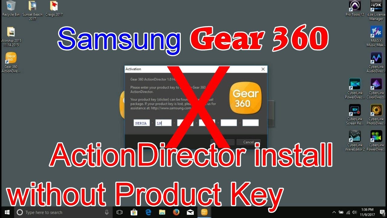 gear 360 actiondirector product key